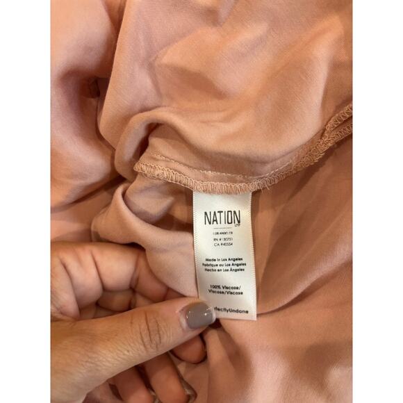 Nation LTD Peasant Top Dusty Rose Size XS - Picture 6 of 6